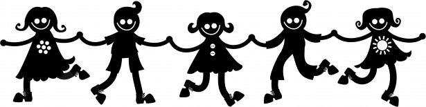 silhouette-kids-holding-hands